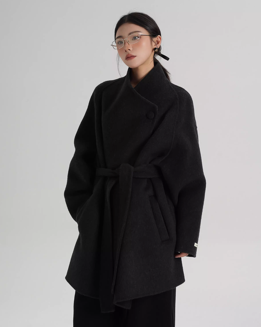 Collar Wool Coat SRS0352