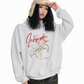 Flower Motif Loose Hoodie ICM0076