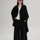 Collarless Wool Coat SRS0367