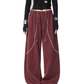 Color Contrast Stitch Sweat Pants ICM0105