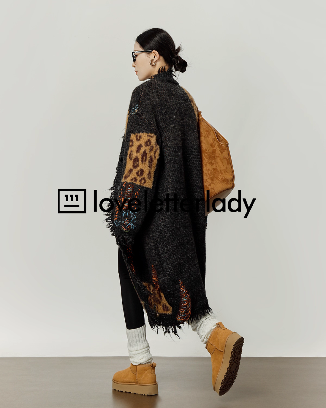 V-Neck Random Knit Cardigan LLA0537