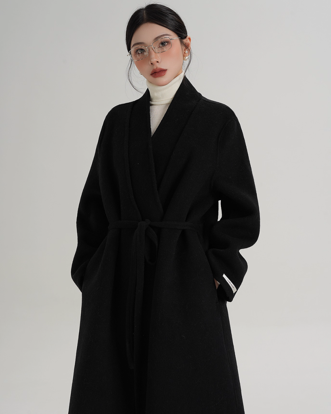 Elegant Wool Long Coat SRS0385