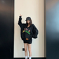 Key Neck Rainbow Logo Sweat Hoodie YLS1058