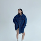 Stand Collar Loose Denim Jacket YLS0980