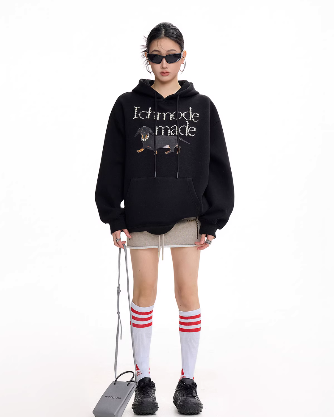 Dog Pearl Logo Sweat Hoodie ICM0090