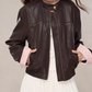 Pink Leather Jacket WDB0016