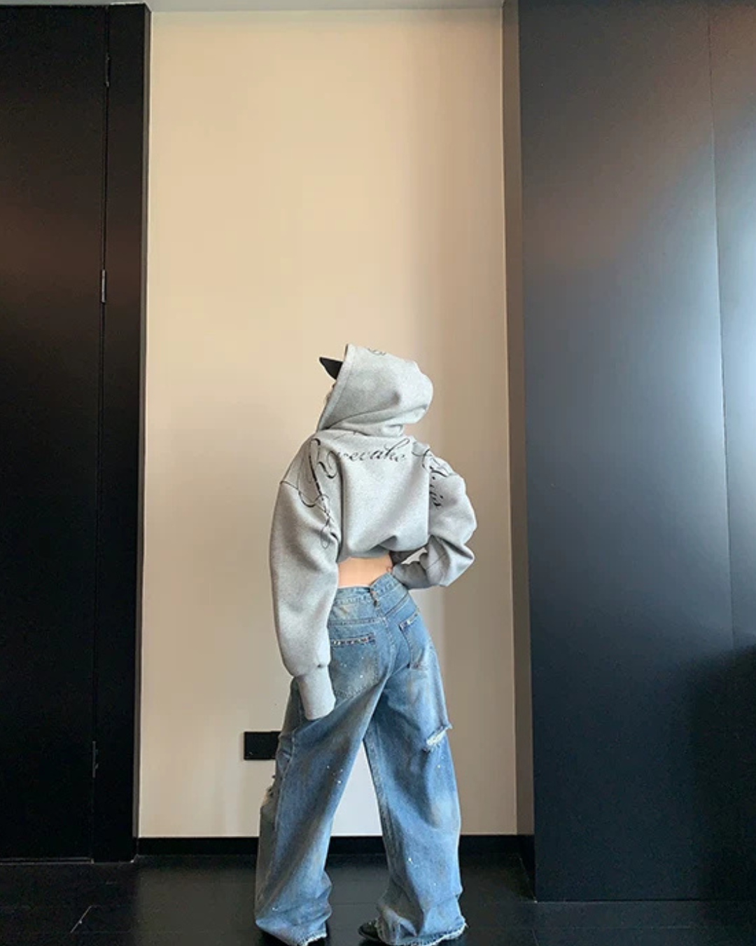 Back Logo Zip Hoodie YLS1036