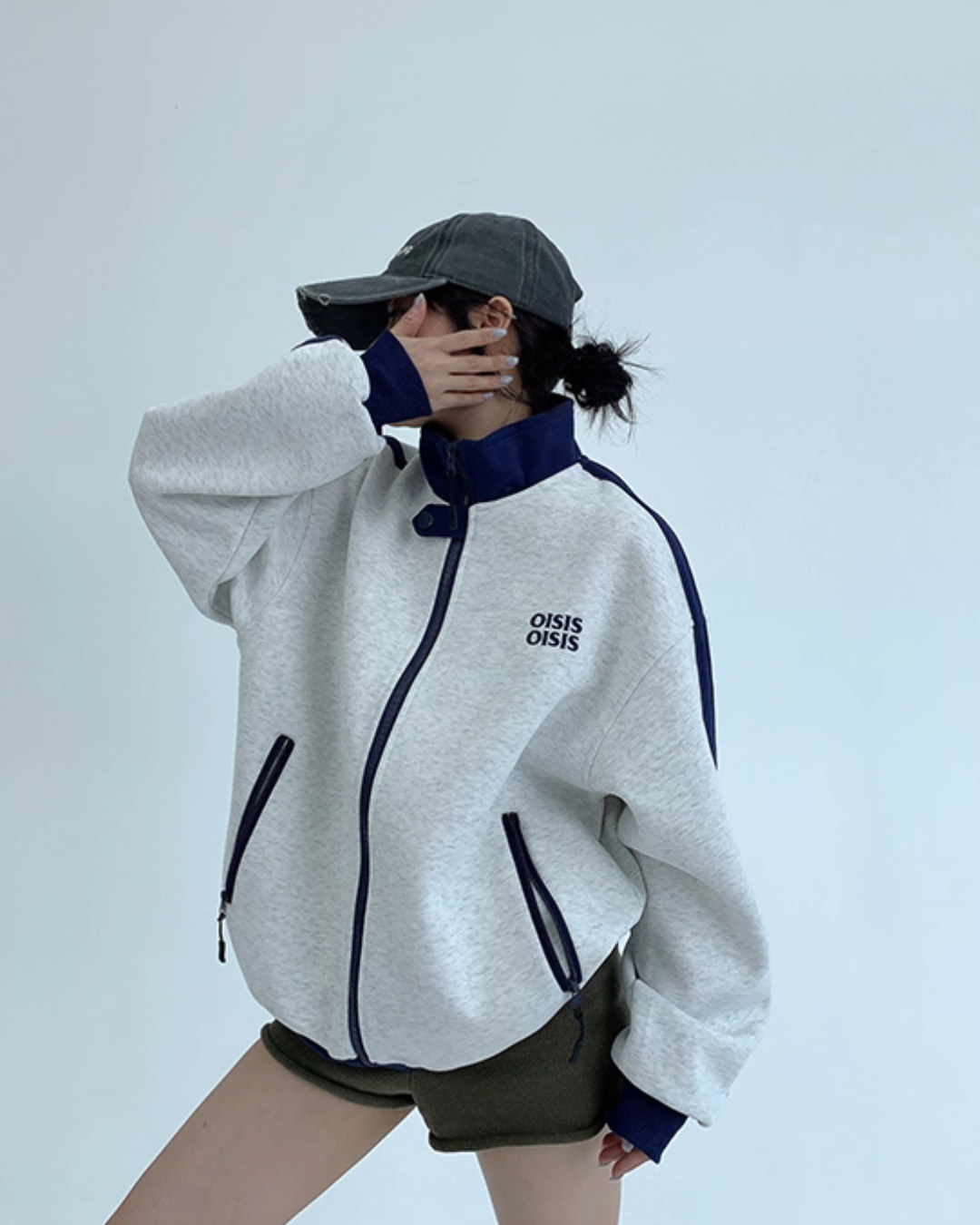 Stand Neck Track Jacket YLS0888