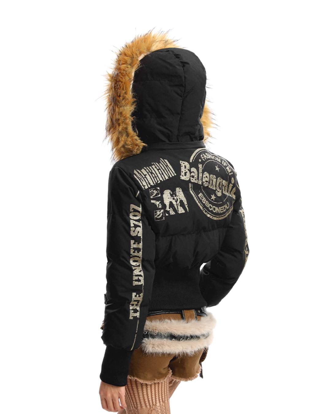 Fur Down Short Jacket BGS0039