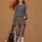 Retro Casual Khaki Jacket / Long-Sleeve Top ASG0052