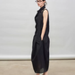 French Ribbon Sleeveless Top / Irregular Tulip Hem Skirt TEO0010