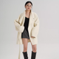 Mid Length Belted Wool Coat SRS0363