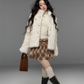 Stand Collar Fluffy Fur Jacket TRK0009