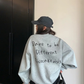 Letter Graphic Sweatshirt YLS1042