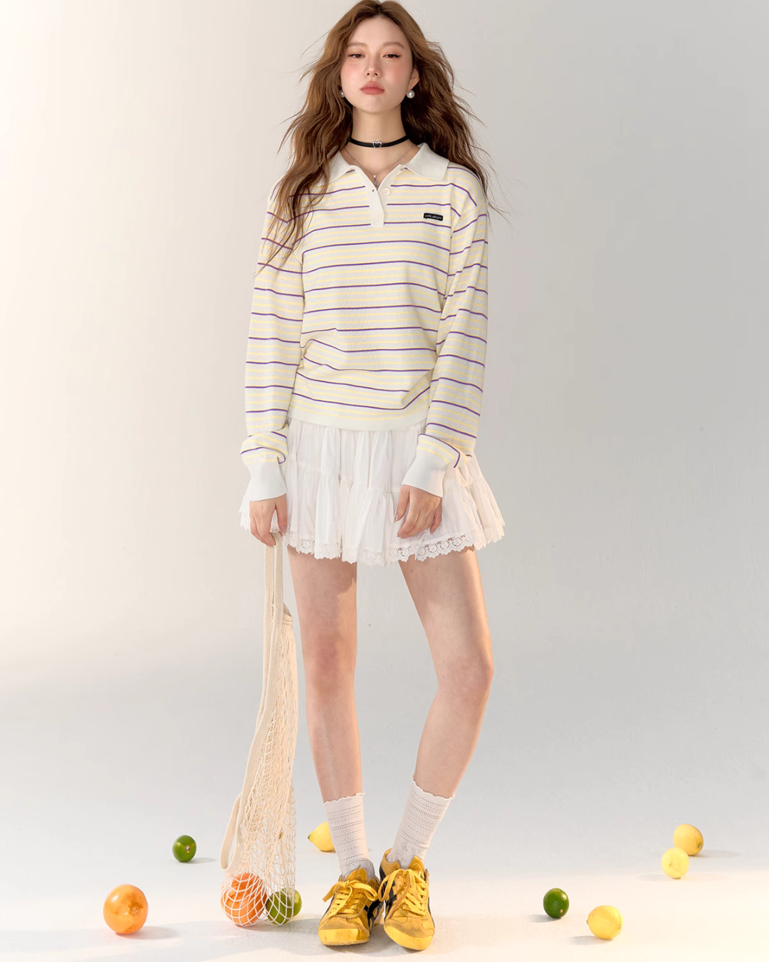 Polo Casual Long Sleeve Tops ASG0025