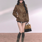 Retro Oversized Leather Jacket LAS0048