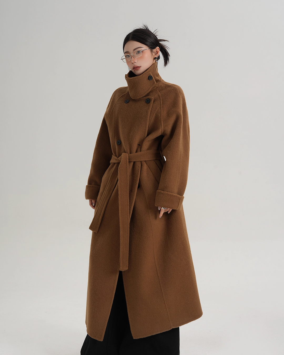 Elegant Long Wool Coat SRS0365