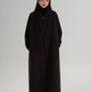 V-Neck Wool Long Coat SRS0387