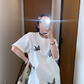 Butterfly Patch Short Sleeve T-Shirt YLS0836