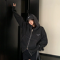 Studded Design Hooded Zip Jacket YLS1033