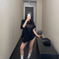Glitter Logo Short Sleeve T-Shirt YLS0840