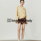Round Neck Compact Knit Cardigan LLA0414