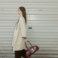 Paid Collar Long Coat RLZ0017