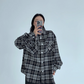 Oversized Check Shirt YLS0900