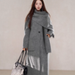 Scarf Collar Wool Coat WDB0004