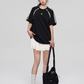 Sideline Race Short Sleeve T-Shirt / Race Tiered Mini Skirt ASG0041