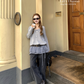 Knit Top / Mini Flare Skirt DEM0003