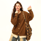 Round Neck Knit Cardigan WDZ0035