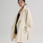 Mid Length Belted Wool Coat SRS0363