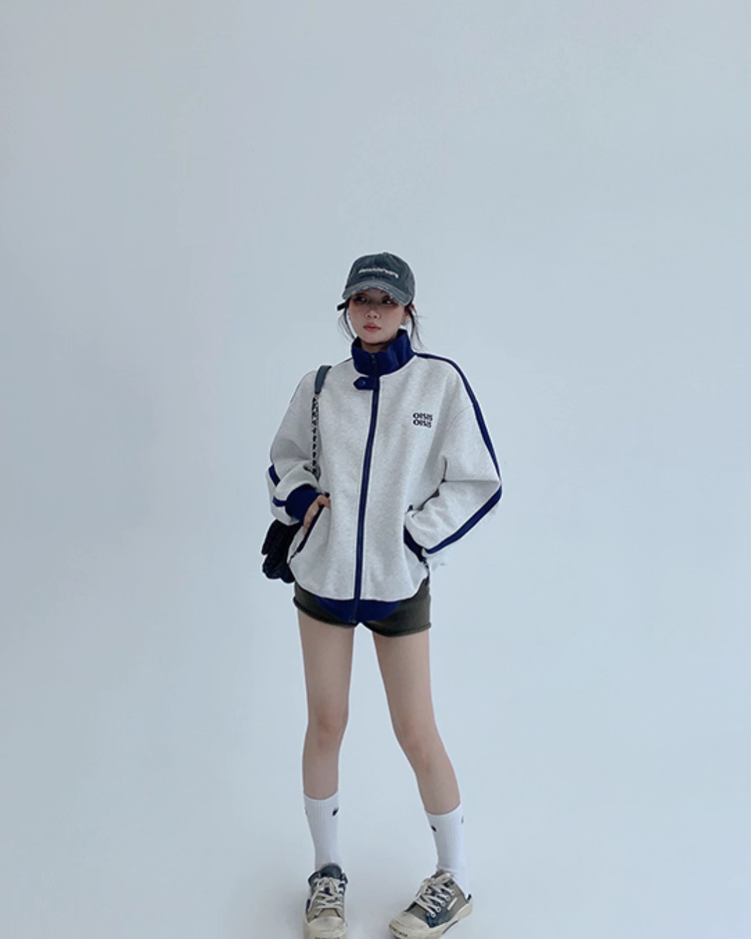 Stand Neck Track Jacket YLS0888