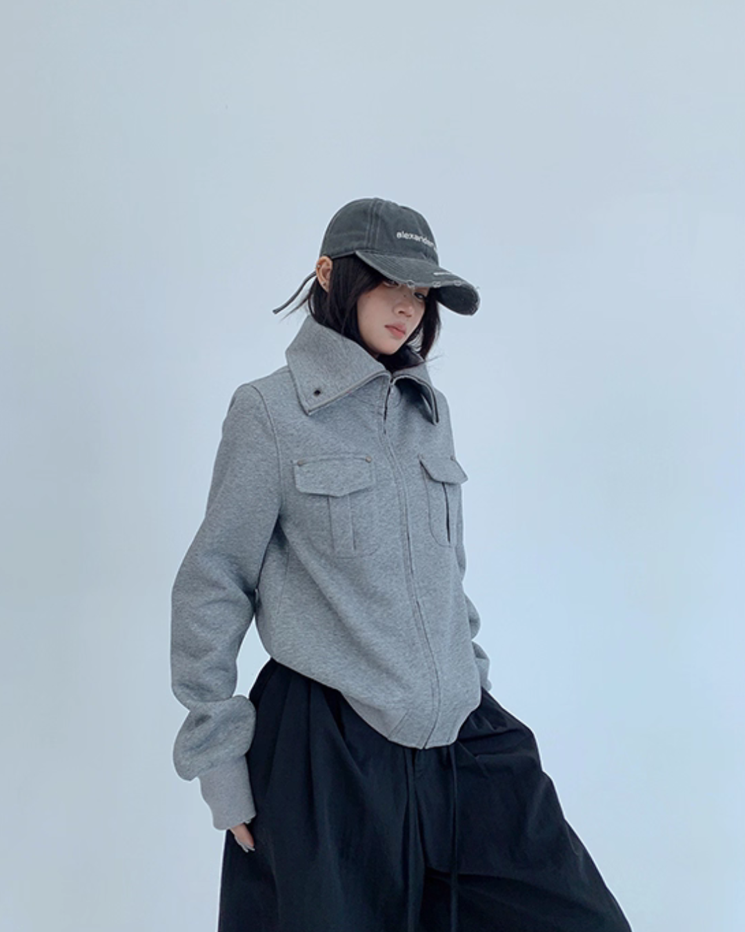 Stand Collar Compact Jacket YLS0923