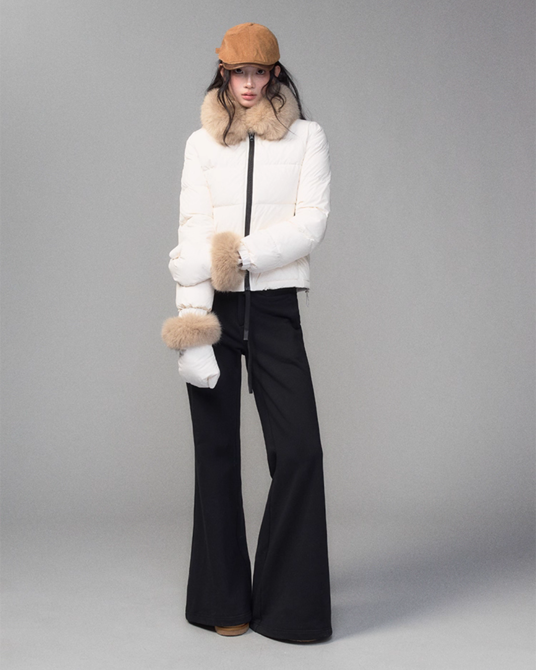 Fur Collar Down Jacket TRK0005