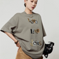 Leopard Print T-Shirt / Leopard Mini Skirt LLA0488