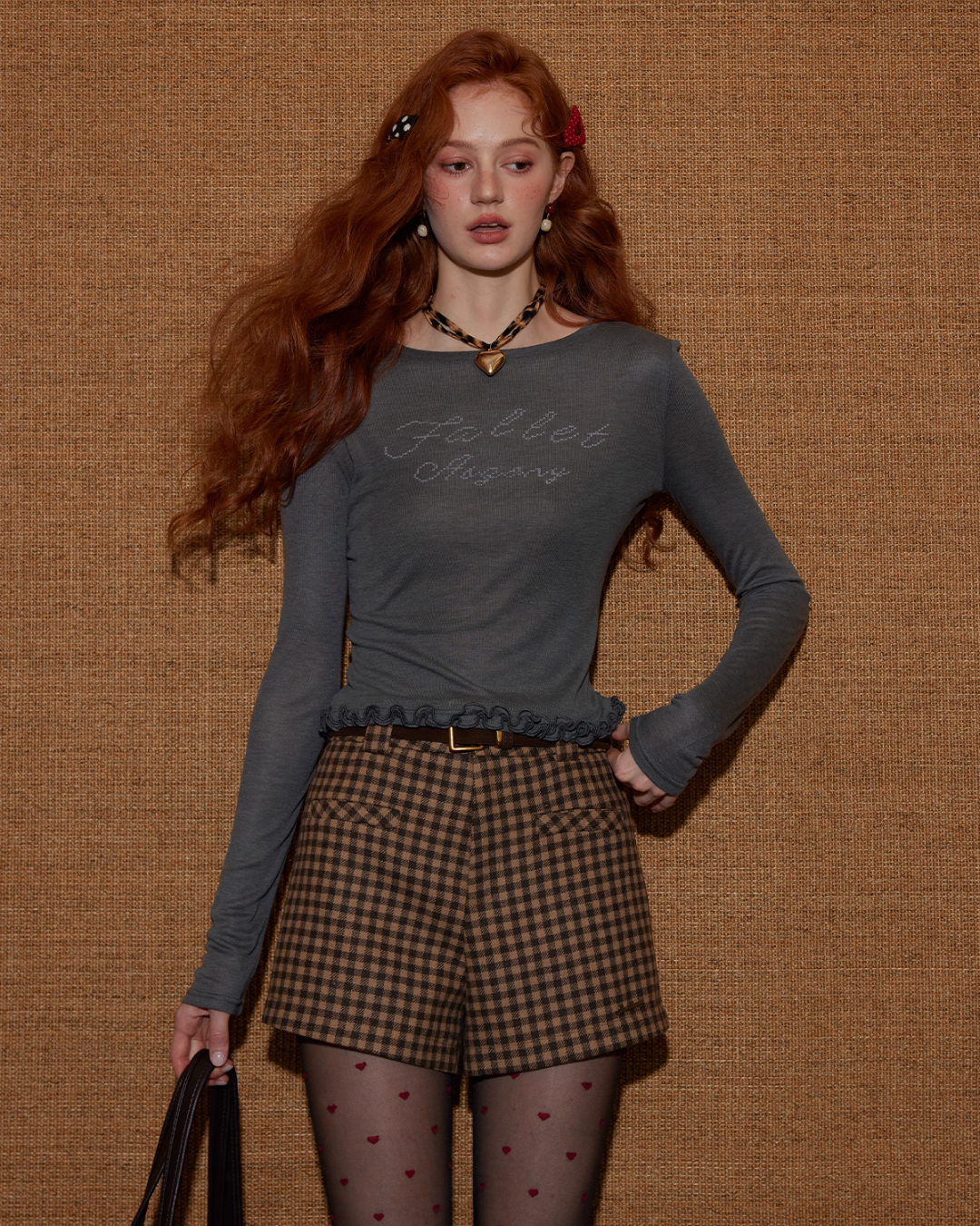 Retro Casual Khaki Jacket / Long-Sleeve Top ASG0052