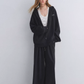 Polka Dot Vest V-Neck Hoodie / Loose Casual Sweatpants ASG0080