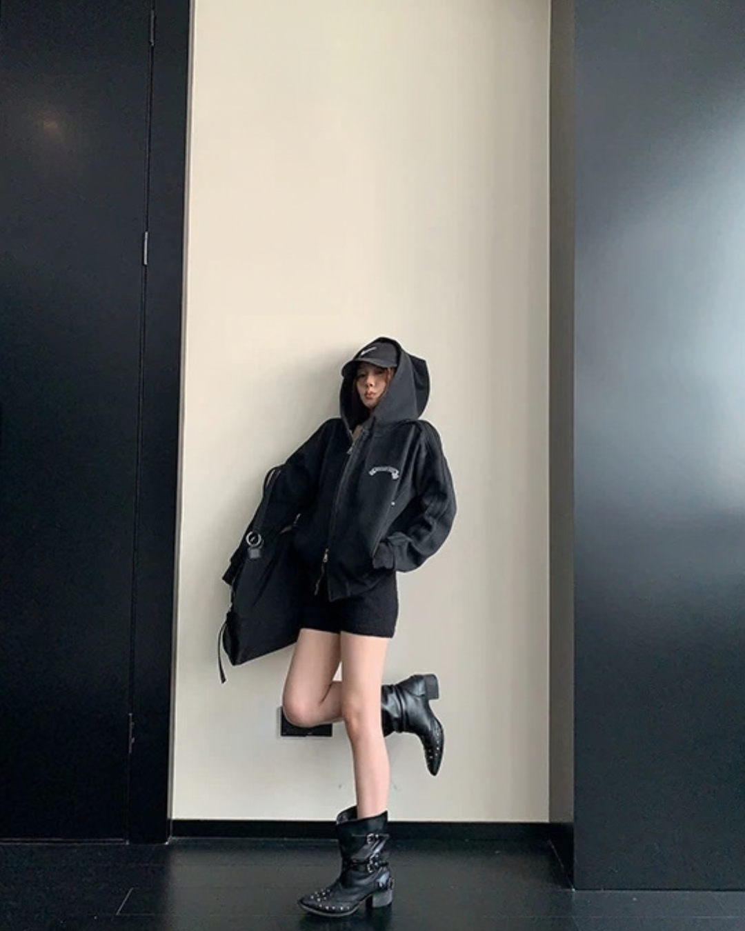 Side Line Double Zip Big Hoodie YLS1053