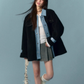 Denim Shearling Casual Coat  ASG0050