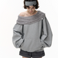 Off Shoulder Massive Sleeve Top SHE0007