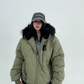 Wave Quilted Fur Jacket YLS0704