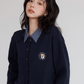 Round Neck Long Sleeve Knit Cardigan VAS0139