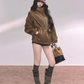 Retro Oversized Leather Jacket LAS0048