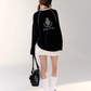 V-Neck Side Line Long Sleeve Top ASG0003