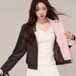 Pink Leather Jacket WDB0016