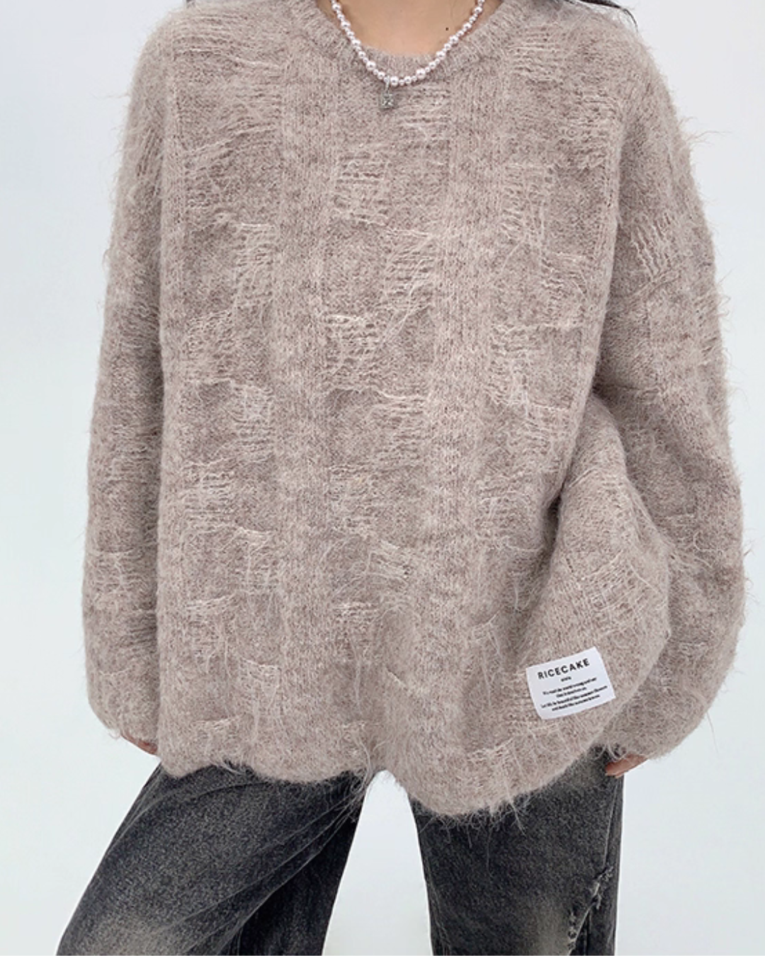 Mohair Touch Knit Top YLS0969