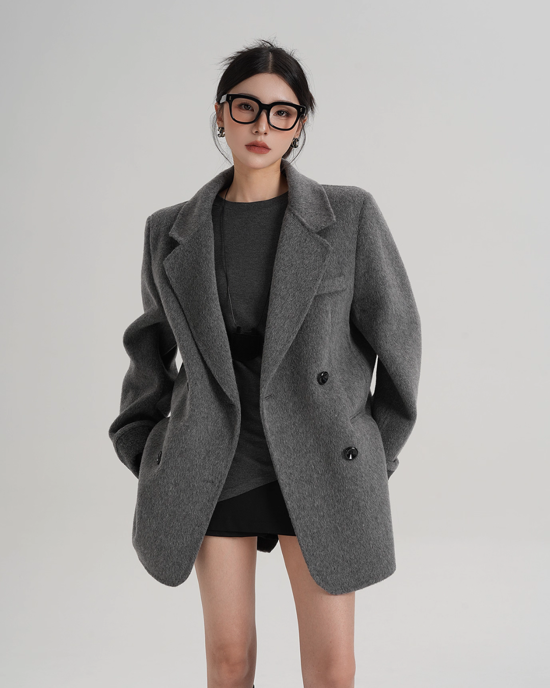 Back Sleeve Wool Blazer SRS0360