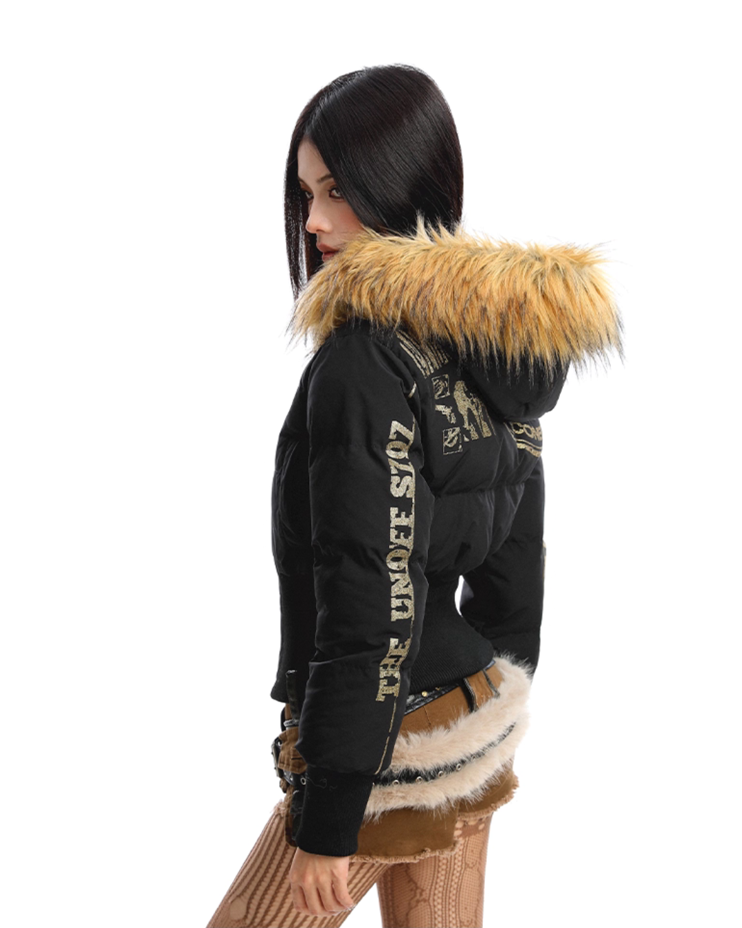 Fur Down Short Jacket BGS0039